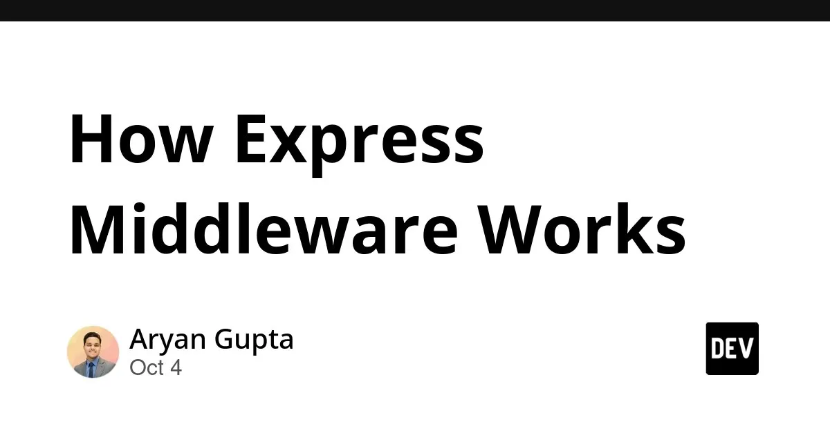 Как Express проводит запрос через middleware
